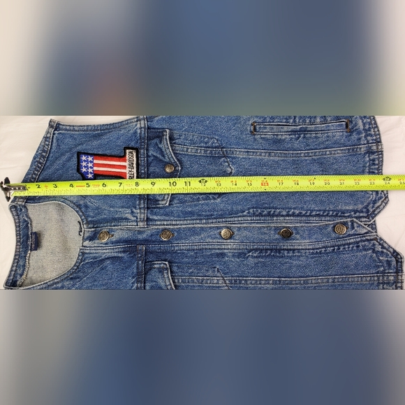 Harley Davidson VTG Womens Biker Blues Embroidered w/Patches READ - Size L - GUC - Picture 13 of 14